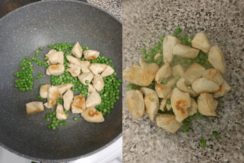 A Keen Cook Homemade Chinese Takeaway Style Chicken & Mushroom Curry.