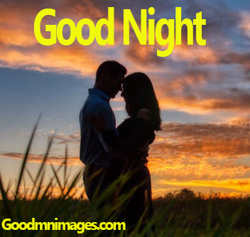 good night image with love couple