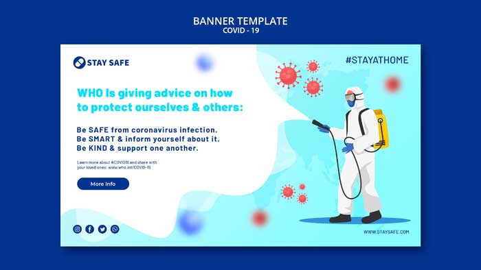 Covid-19 Banner Template