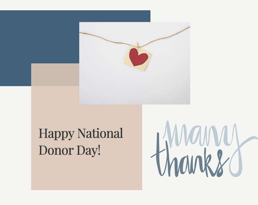 National Donor Day Wishes Unique Image