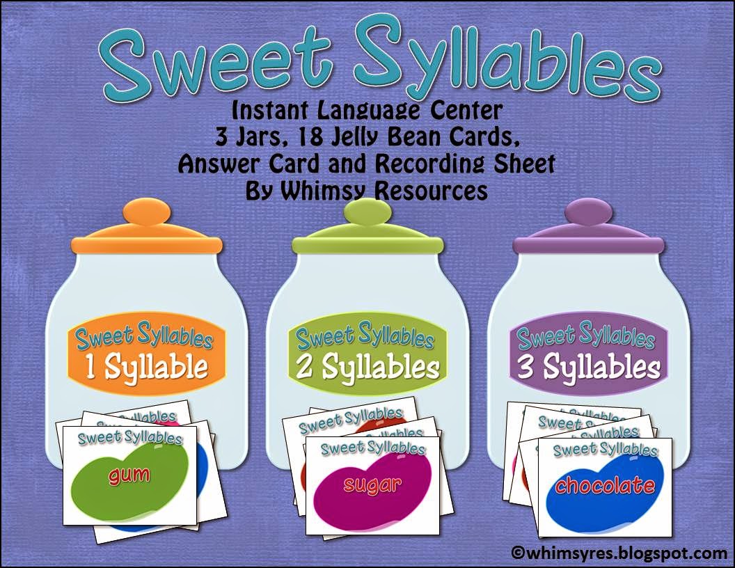 Whimsy Resources Sweet Language Centers