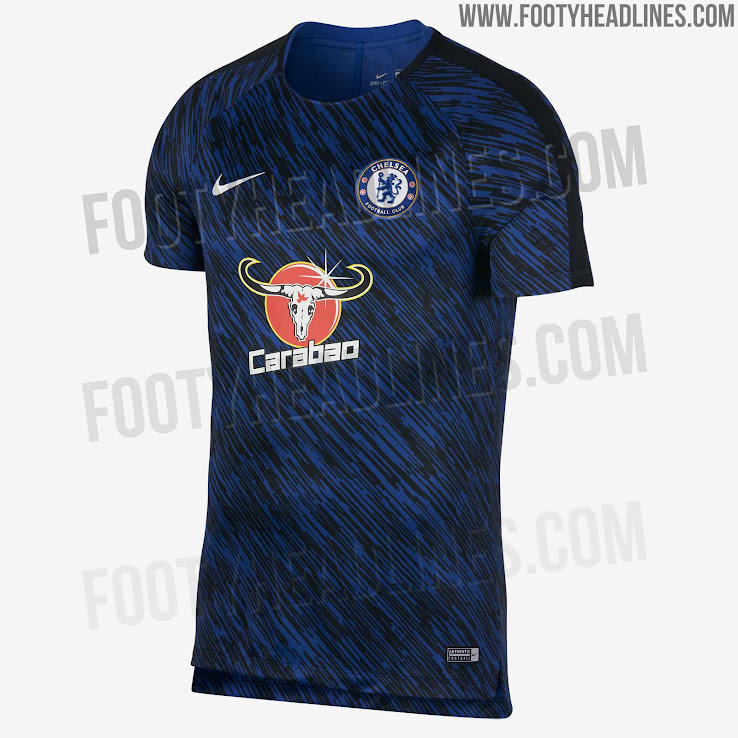 chelsea warm up jersey