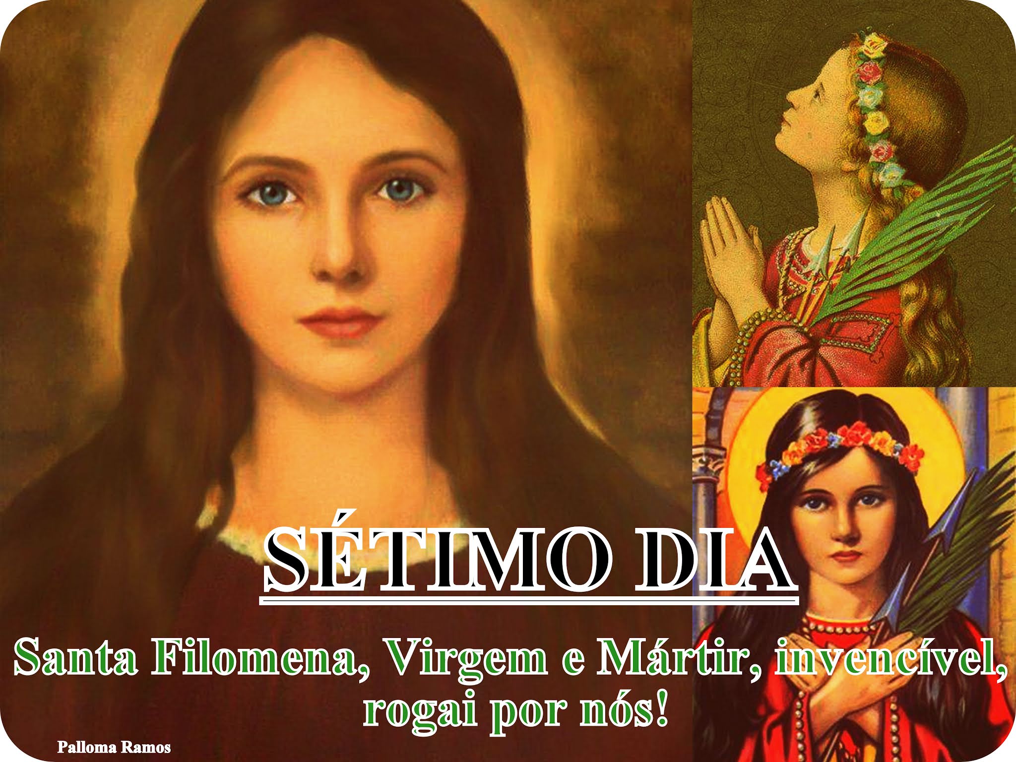 Santa Filomena Onomastico 13 Agosto Uma grande Santa... Filomena ♥