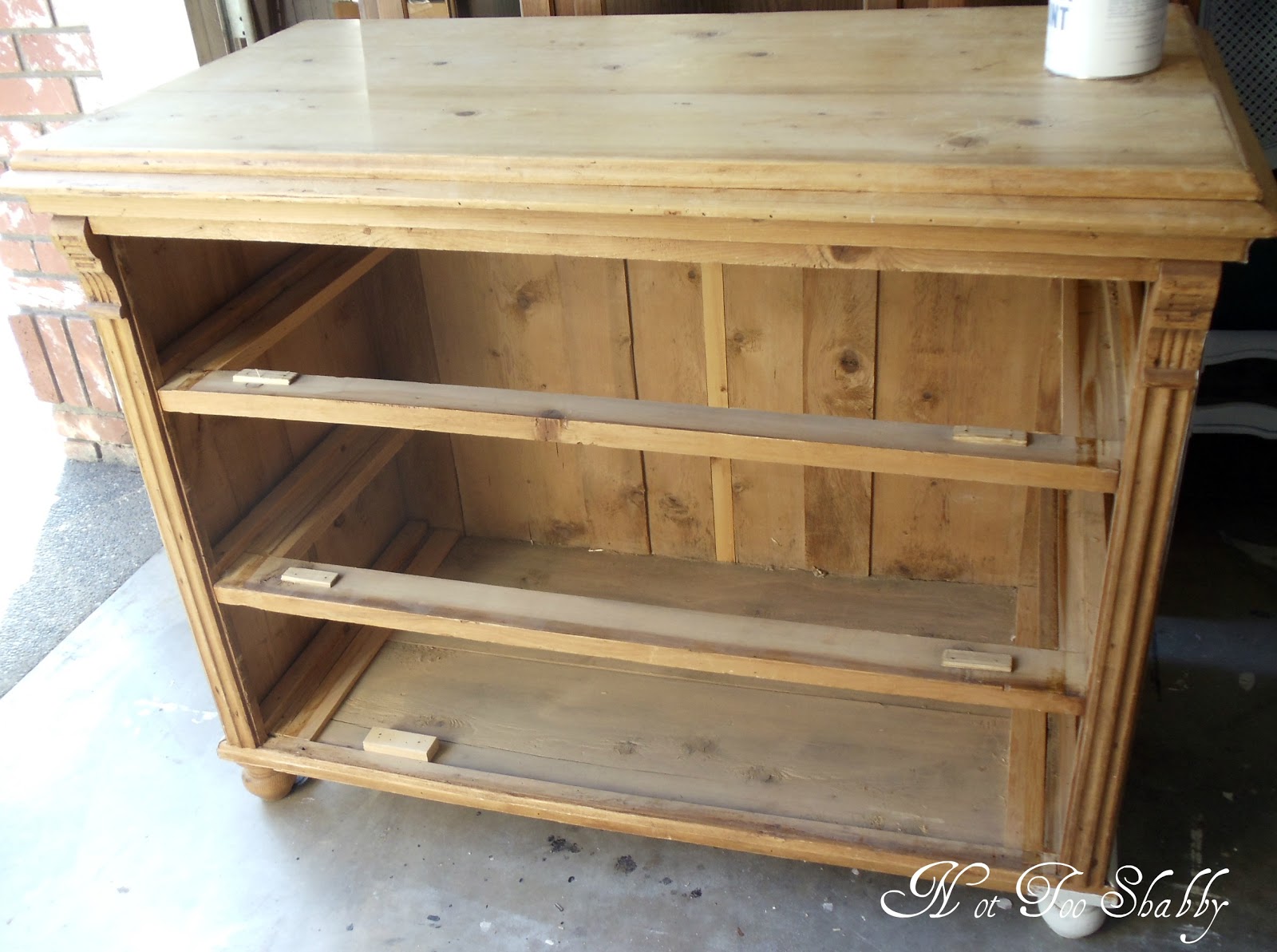 Not Too Shabby & Re-Find Living: Painting a Dresser