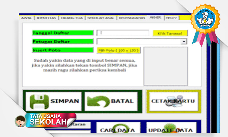Aplikasi PSB atau PPDB untuk Tahun Ajaran Baru 2016-2017 menggunakan Microsoft Excel Aplikasi PSB atau PPDB untuk Tahun Ajaran Baru 2016-2017 menggunakan Microsoft Excel