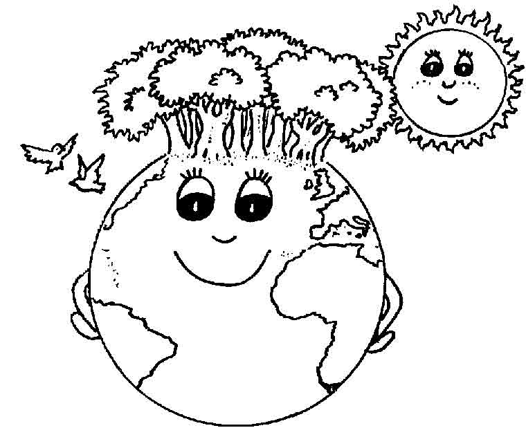 Colorear Tus Dibujos Dibujos Dia Del Medio Ambiente Para Ninos