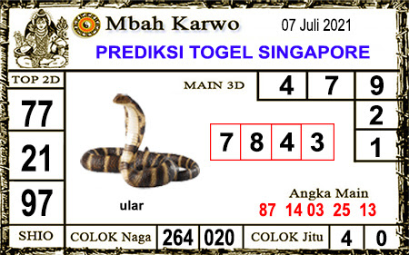 Prediksi Mbah Karwo Sgp Rabu Ini Syair Togell