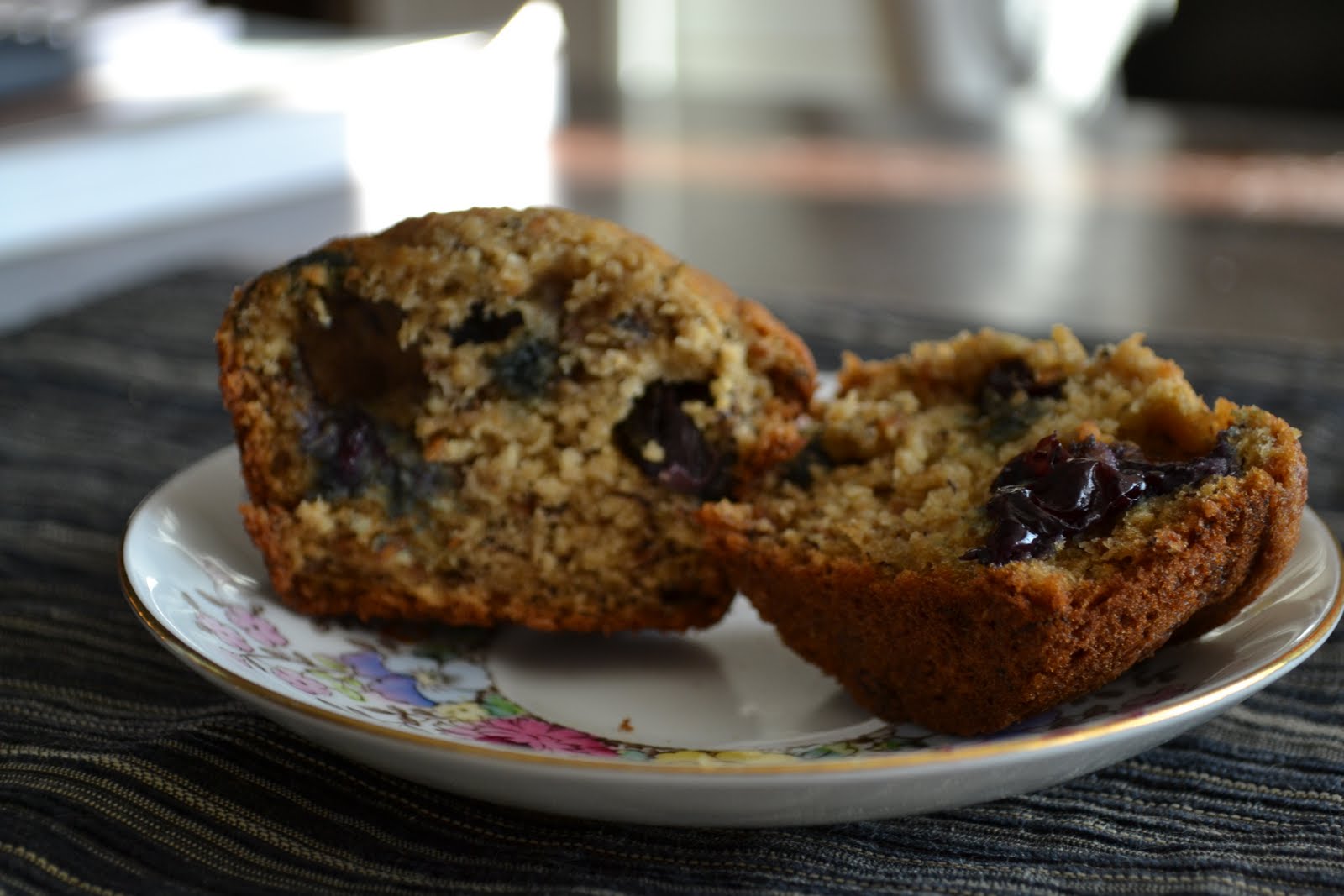 whole grain blueberry banana muffins the baked life