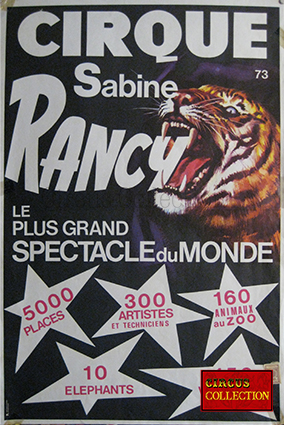 Cirque Sabine Rancy 1973 Collection Philippe Ros 