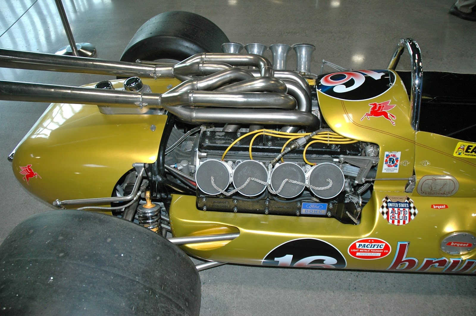 POPPA WHEELIE Rolla Vollstedt's 1968 Indy Special Ford 4 Cam V8 255