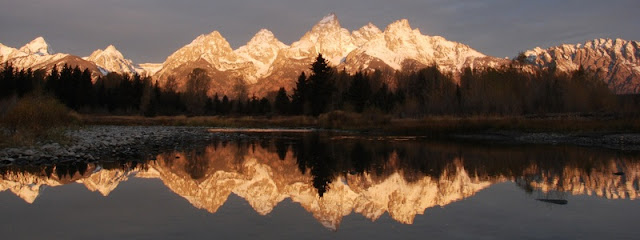 a panorama of Grand Teton National Park a panorama of Grand Teton National Park