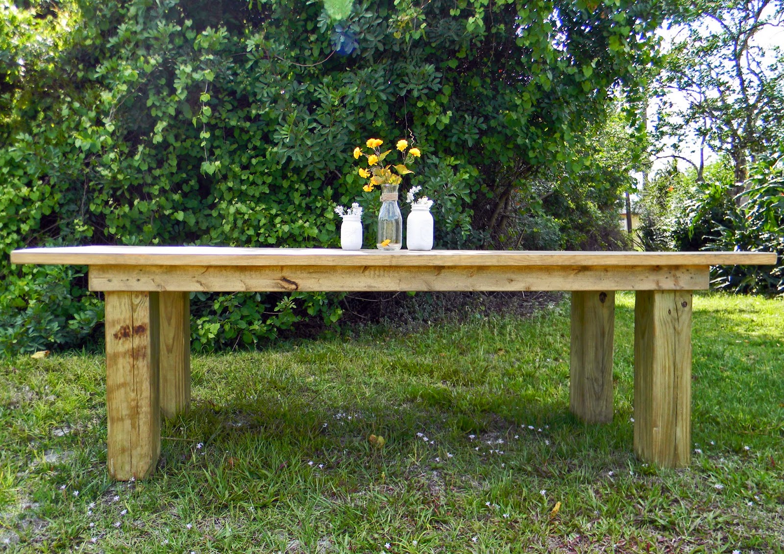 RUSTIC HOMEMADE NEW TABLE
