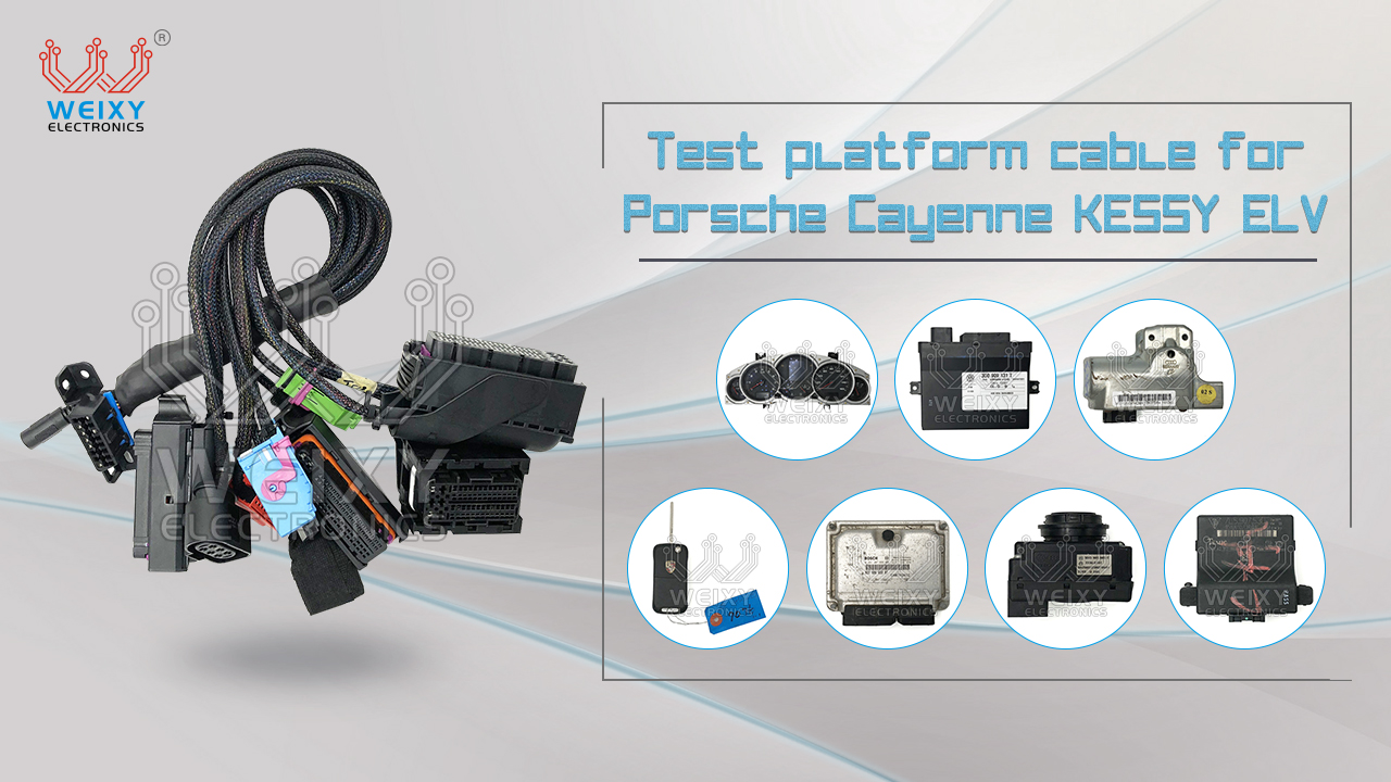 Test platform cable for Porsche Cayenne KESSY ELV by