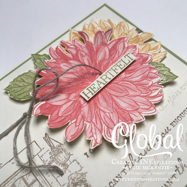 By Angie McKenzie for Global Creative Inkspirations; Click READ or VISIT to go to my blog for details! Featuring the Delicate Dahlias and Feels Like Home Stamp Sets from the August-September 2021 Sale-a-Bration Brochure; #stampinup #handmadecards #naturesinkspirations #thinkingofyoucards #delicatedahlias #feelslikehome #sameabrationAugSep2021 #cardtechniques #globalcreativeinkspirations #gcibloghop  #makingotherssmileonecreationatatime