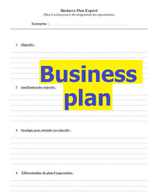 Business plan modele excel et word et pdf