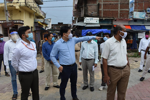 आयुक्त ने औरंगाबाद देव कन्टेनमेंट जोन का जायजा लिया, AnjNewsMedia, Commissioner-Inspected-Aurangabad-Dev-Containment-Zone