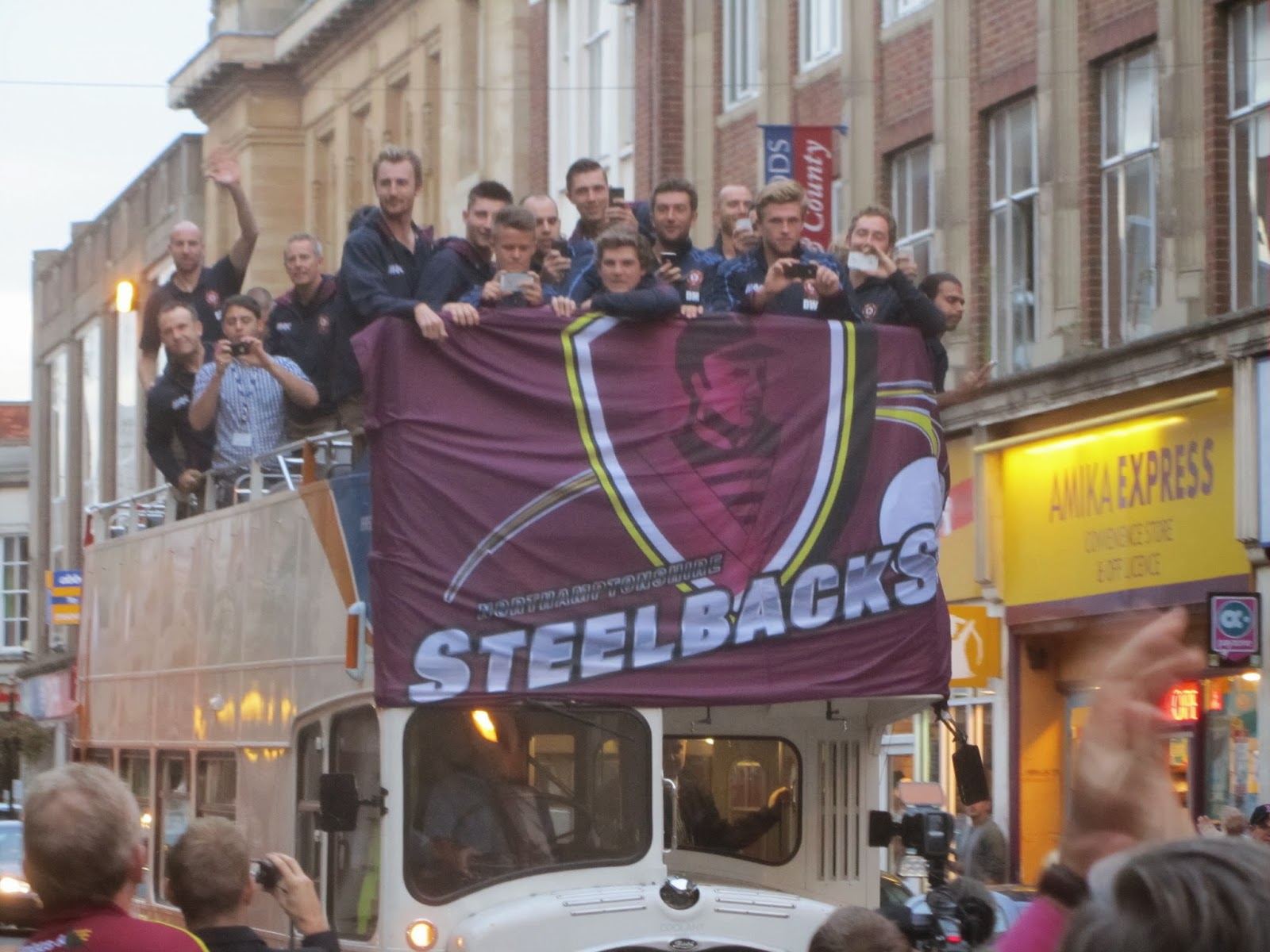 PJA Storytellers Night Steelbacks Opentop Bus Parade