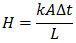 Rumus perpindahan panas secara konduksi Rumus perpindahan panas secara konduksi