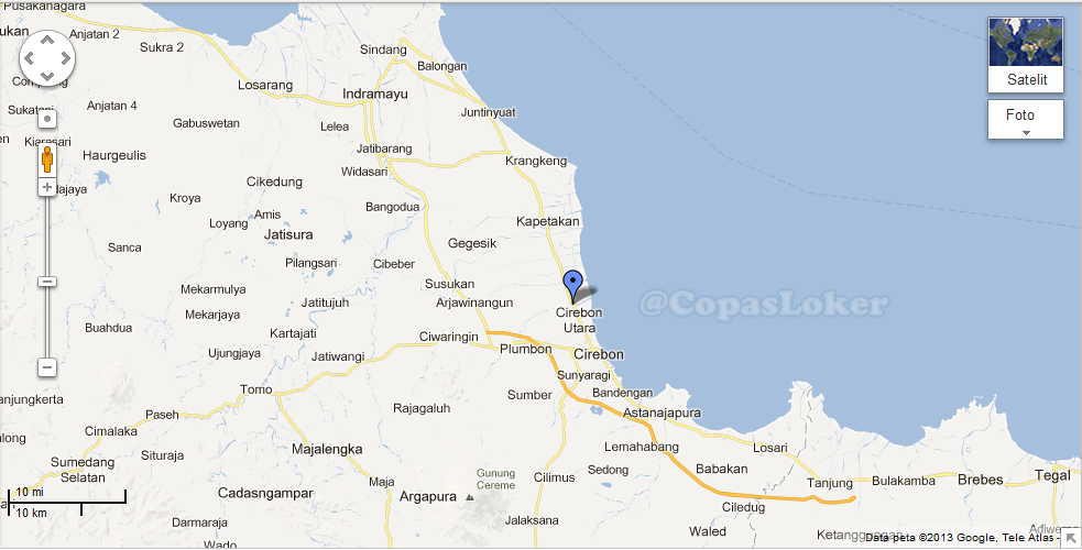 Peta Situs Copas Loker Cirebon on Google  Lowongan kerja 