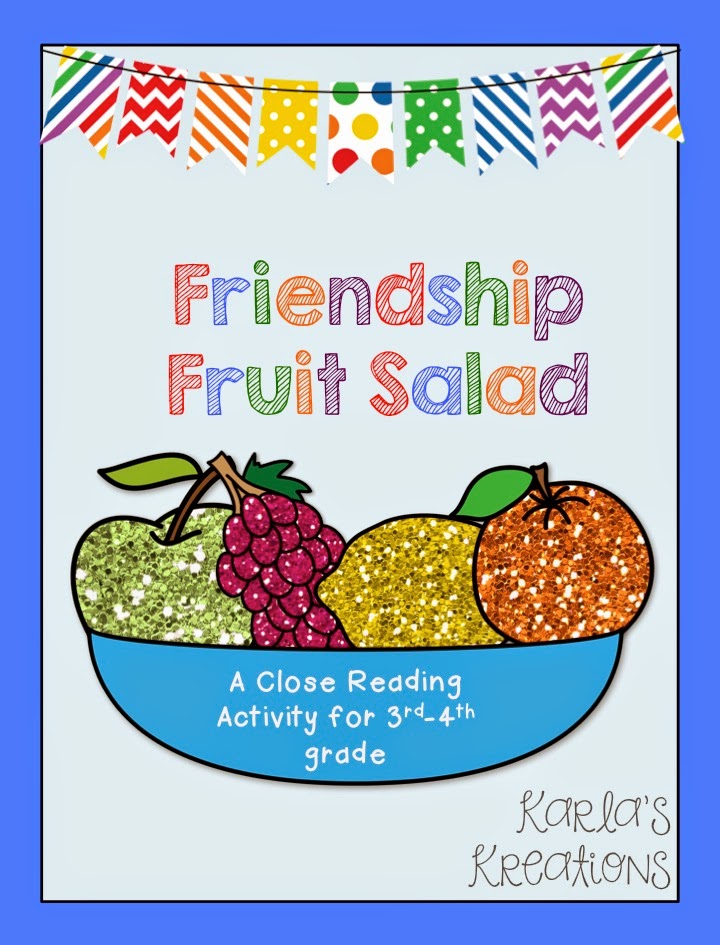 presentation of friendship salad