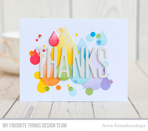 Handmade card from Anna Kossakovskaya featuring products from My Favorite Things #mftstamps