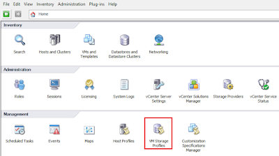 VMware Profile Driven Storage Configuration