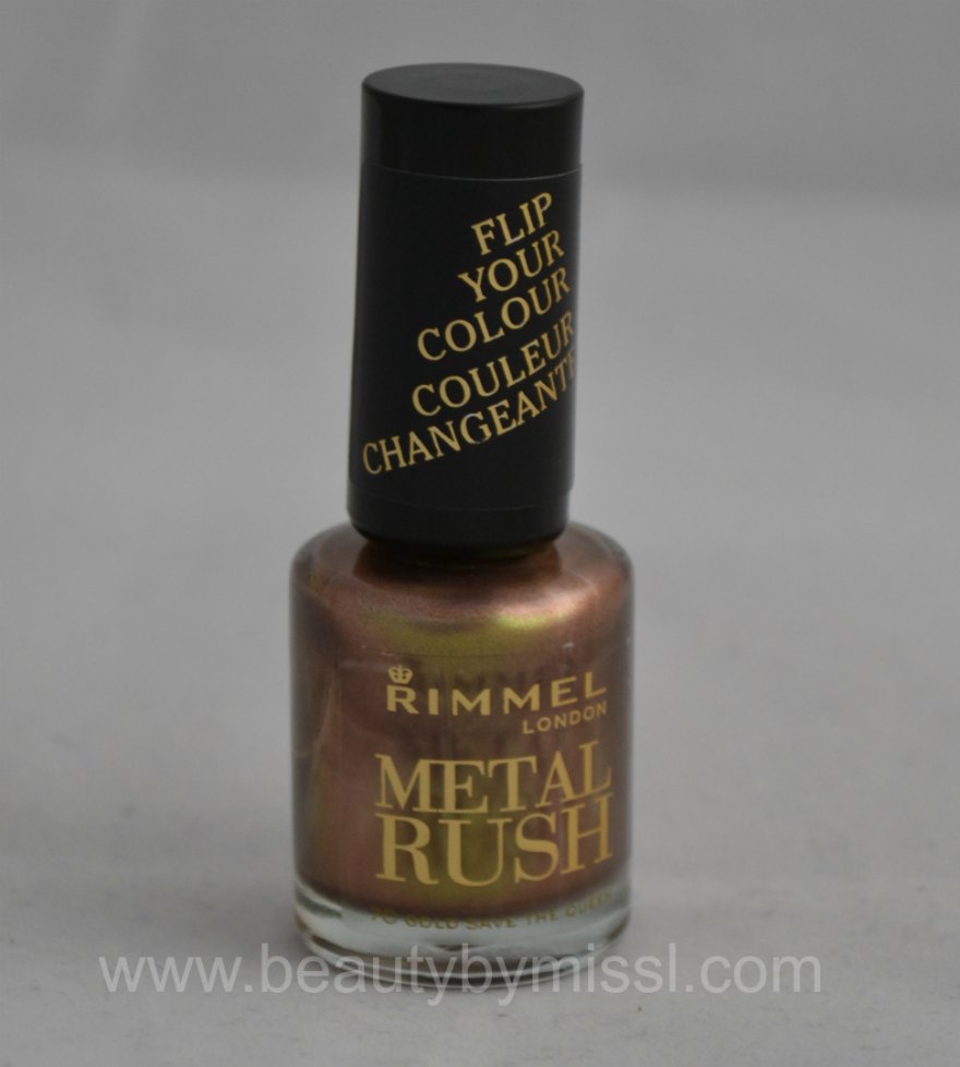NOTD: Rimmel Metal Rush Gold Save The Queen