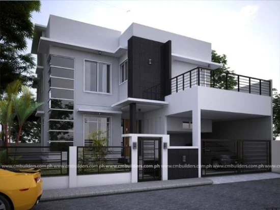 Lingkar Warna 25 Desain Inspiratif Rumah Minimalis 2 Lantai