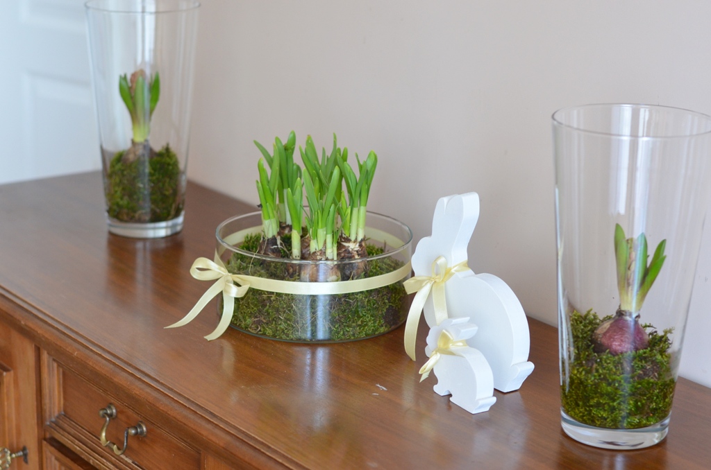 DIY: dekoracje wielkanocne z kwiatów i mchu ~ Od ...