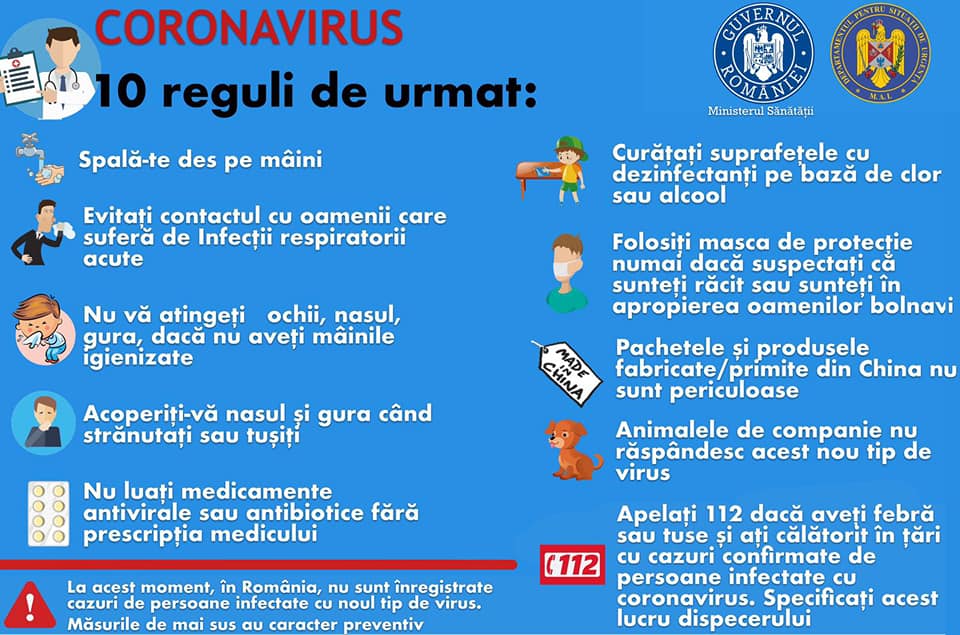 coronavirus in romania - info drumul taberei