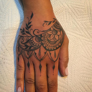 ladies hand tattoo designs
