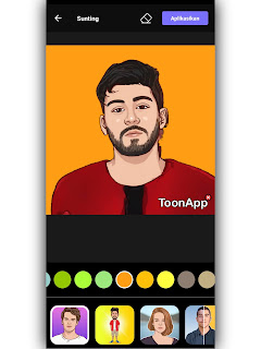Aplikasi Pengedit Wajah Menjadi Kartun & Cara Menggunakanya Sangat Mudah ! Toon App 7 PicsArt 08 13 06.46.46
