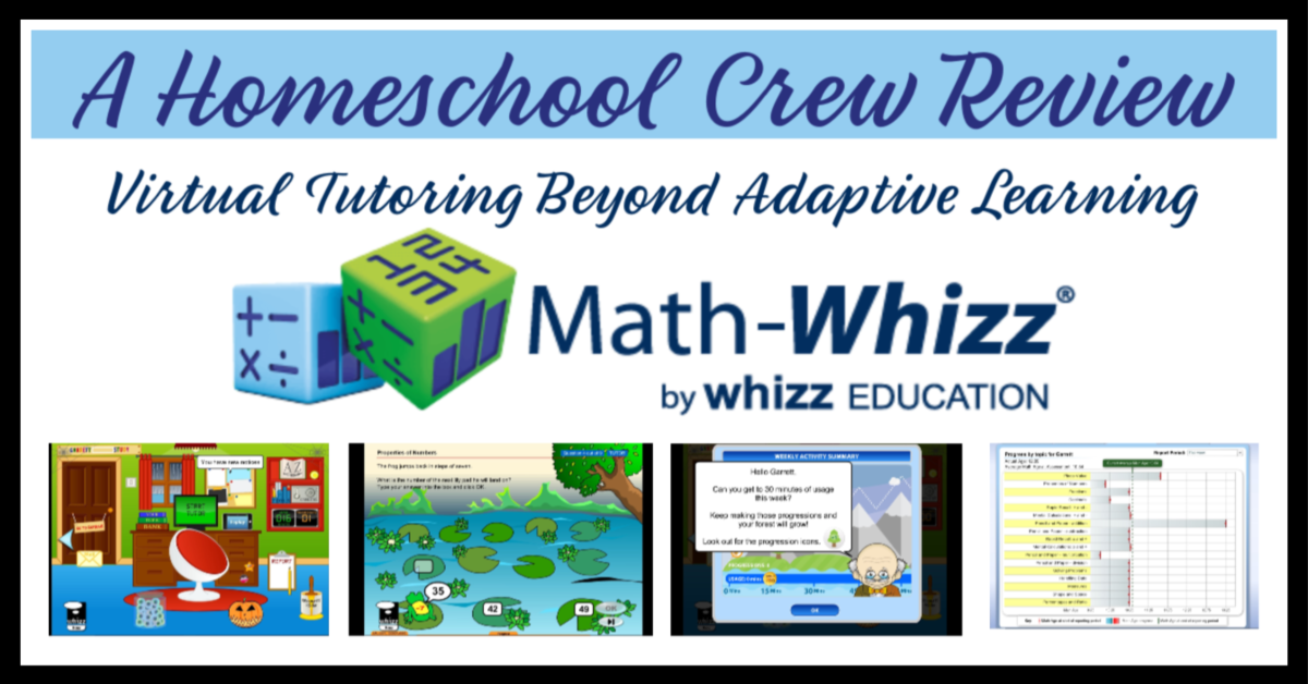 Counting Pinecones Math Whizz (A Homeschool Crew Review)