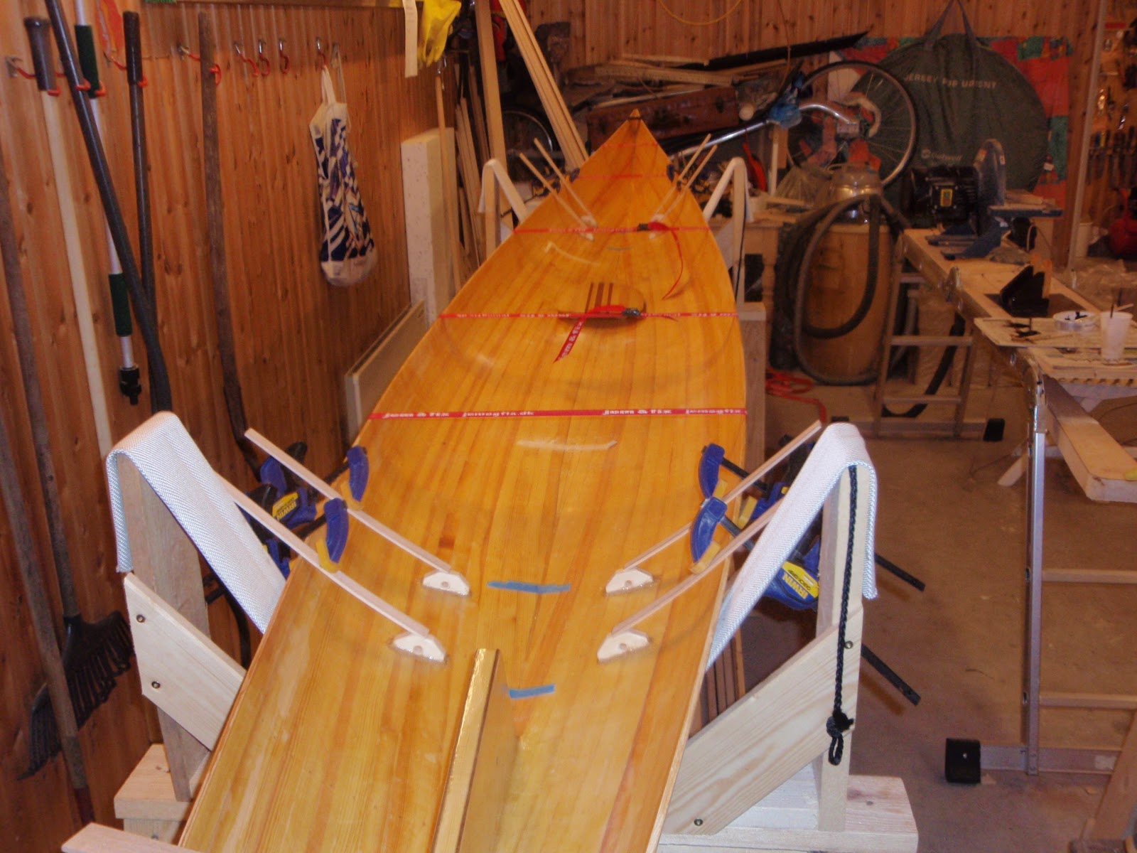 To build a kayak... 05022012 Under deck bungee cord hatch hold down