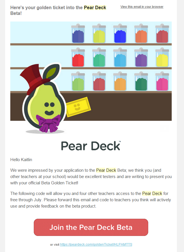 When I Added Pear Deck to my Toolkit...