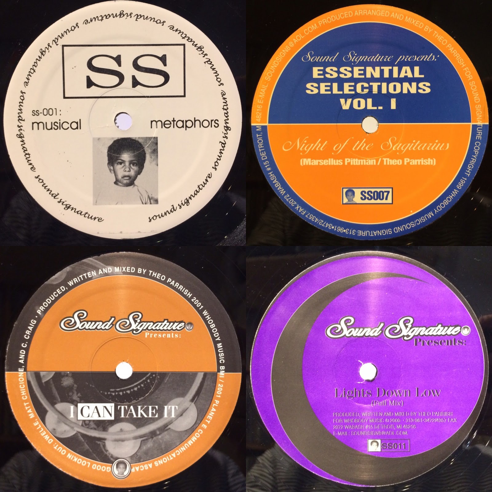 12枚 moodymann theo house parrish detroit