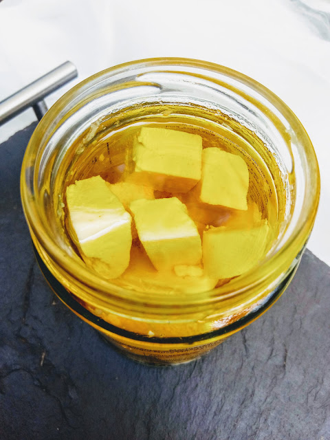 Feta in olive oil