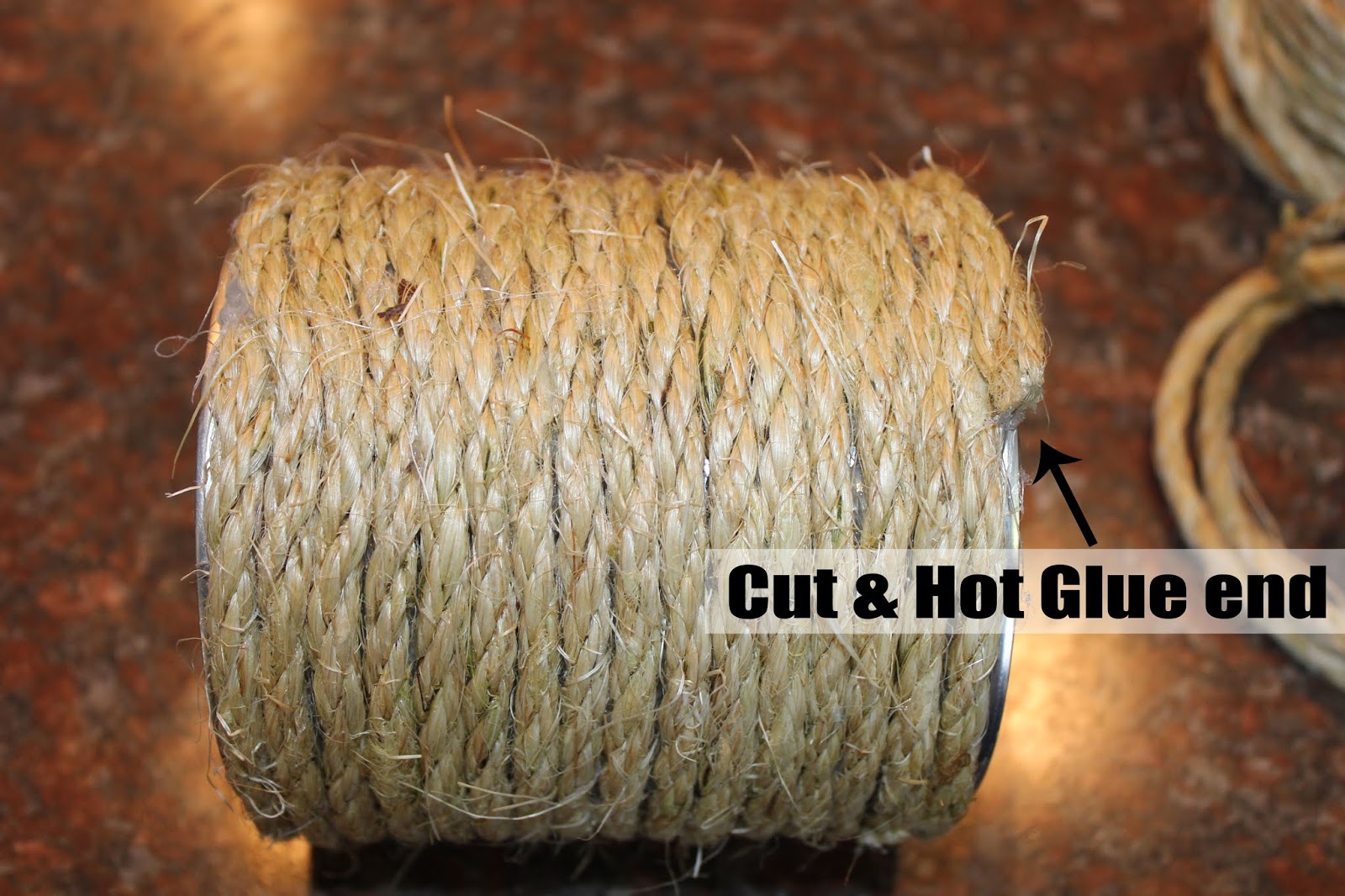 Twine Holder made from Formula Can