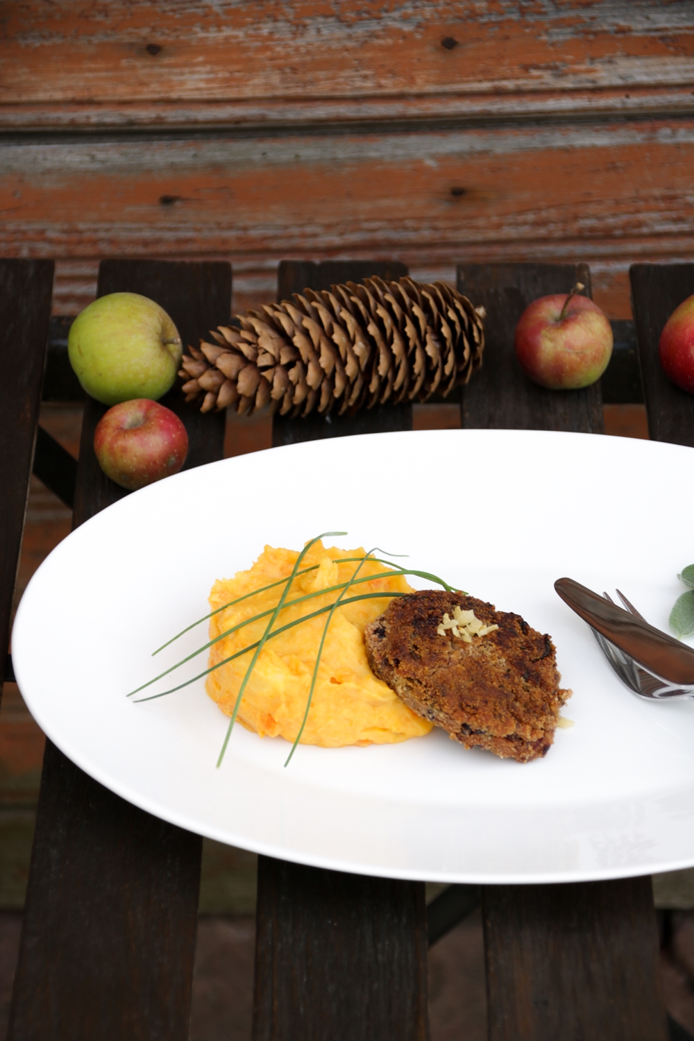 Wolkenfees Küchenwerkstatt: Vegetarische Frikadelle und Kartoffel ... Wolkenfees Küchenwerkstatt: Vegetarische Frikadelle und Kartoffel ...