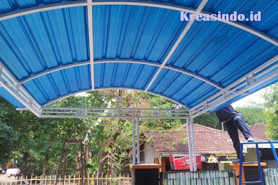 Jasa Canopy Besi di Depok dan sekitarnya Semi Tempa