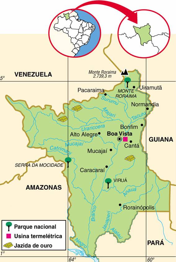 Mapa de Roraima Doc Sports™
