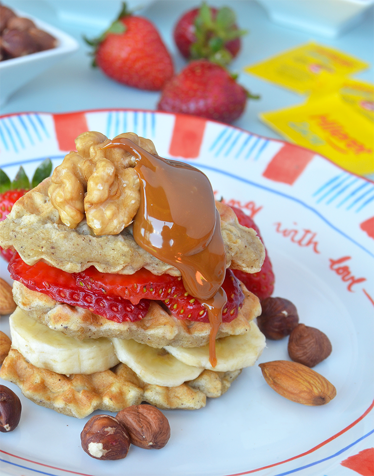 Waffles de avena sin azúcar / Recetas dulces, fáciles y ricas! / Tres