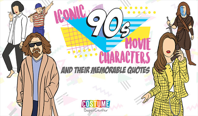 The Best Movie Quotes from the ’90s #infographic
