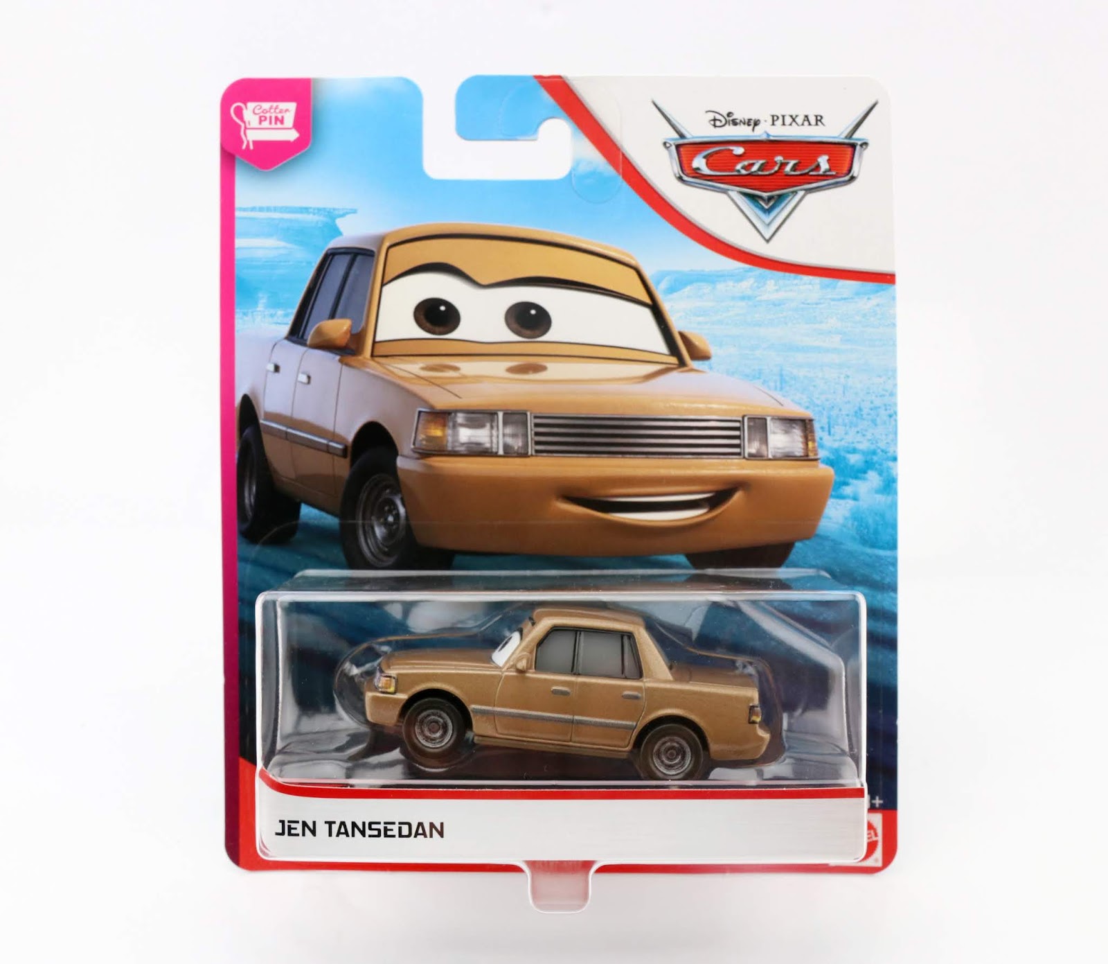 Disney Pixar Cars diecast 1/55th Cars Cotter Pin New Look Jen Tansedan 