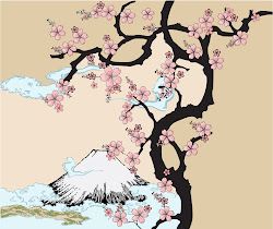 japanese sakura fuji japan drawing why traditional cherry blossom tree mountain inspired illustration temple