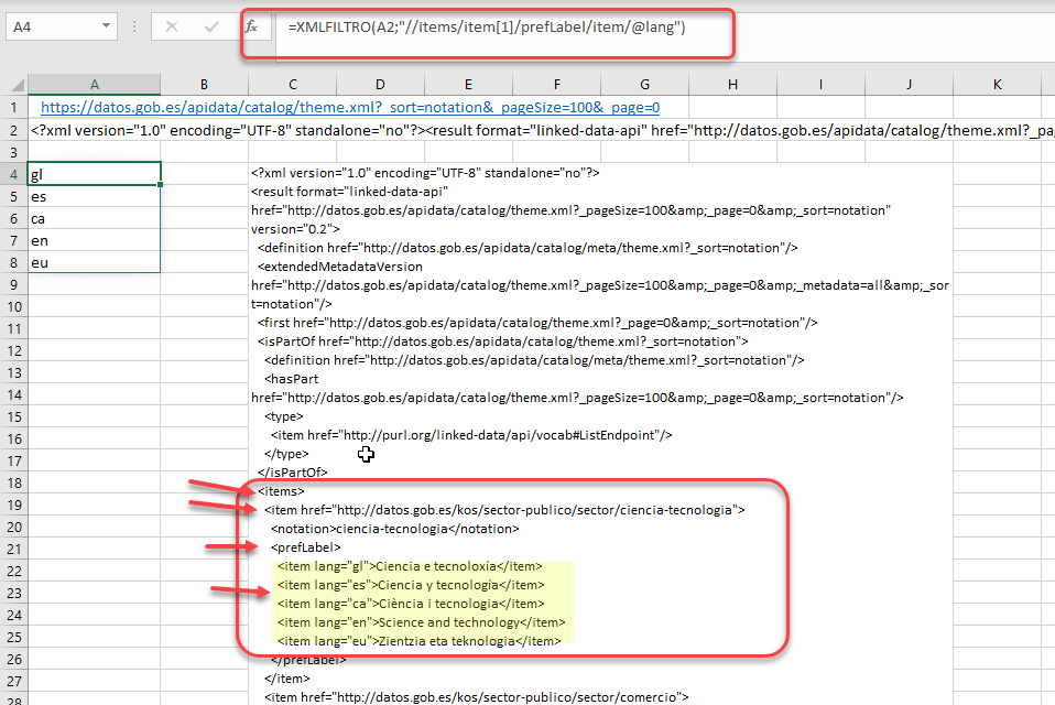 Funciones Web: SERVICIOWEB, XMLFILTRO y URLCODIF | EXCEL FORO: Un blog ...