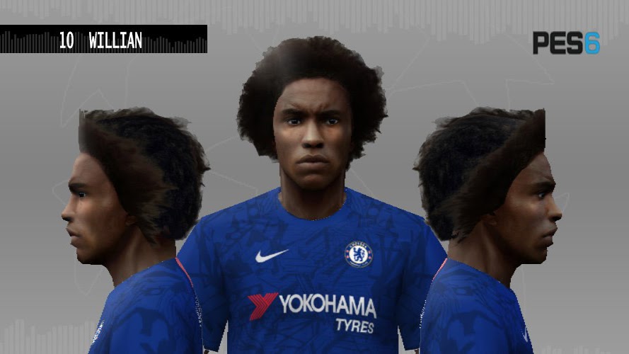 Pes 6 Faces Willian Chelsea Kazemario Evolution