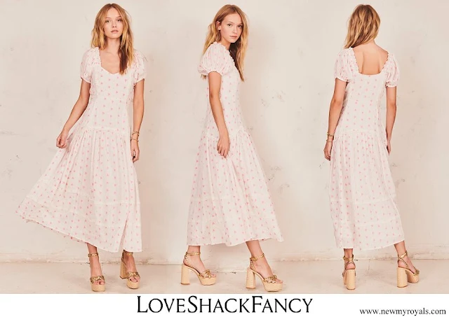 Princess Madeleine wore LoveShackFancy Jeanette long cotton dress