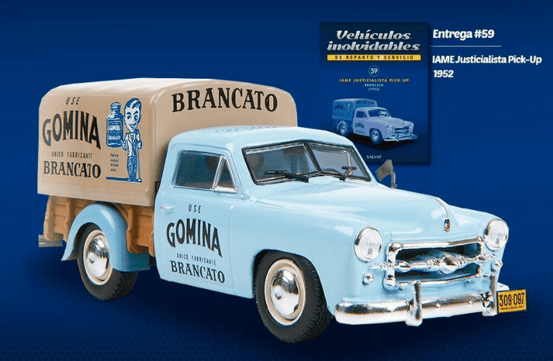 IAME Justicialista Pick-Up 1952 vehiculos inolvidables de reparto y servicio