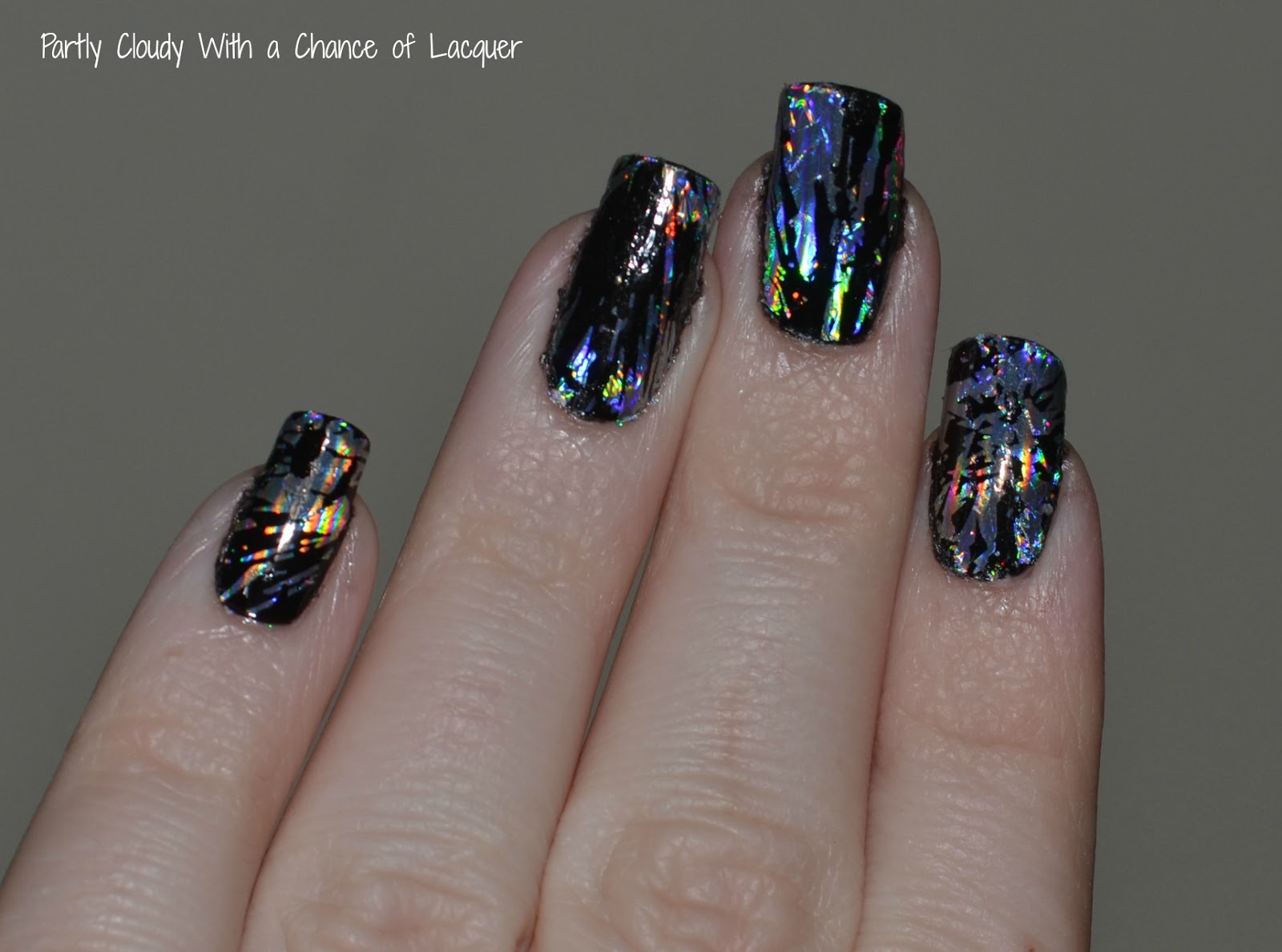Partly Cloudy With a Chance of Lacquer: Born Pretty Store Fireworks Nail  Foil Review